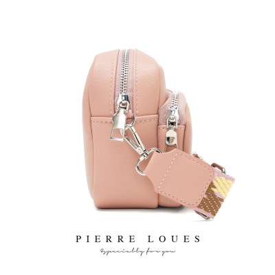  Τσάντα Χιαστί γυναικεία Pierre Loues PL959-9 ροζ